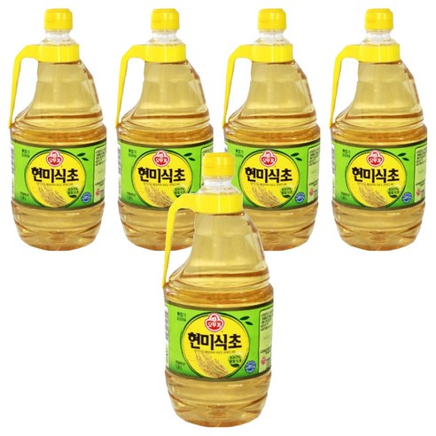 오뚜기 현미식초, 1.8L, 5개