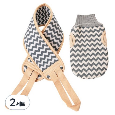 다오미 지그재그 때밀이 세트, 파랑, 2개입, 2세트