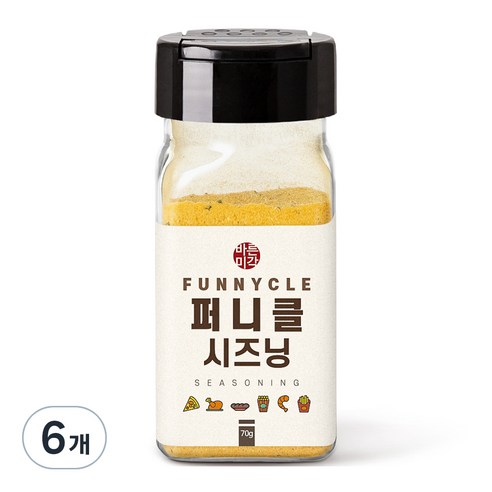 바른미각 퍼니클 시즈닝, 70g, 6개