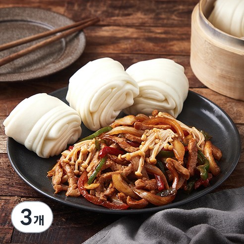 프레시지 버섯 고추잡채 꽃빵 2인분, 700g, 3개