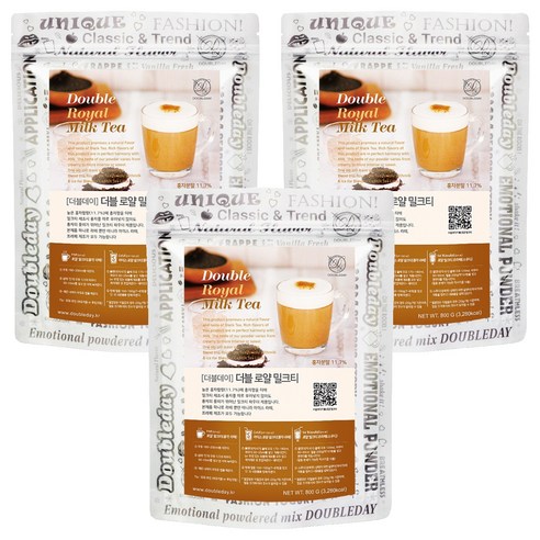 더블데이 로얄 밀크티 파우더, 800g, 1개입, 3개