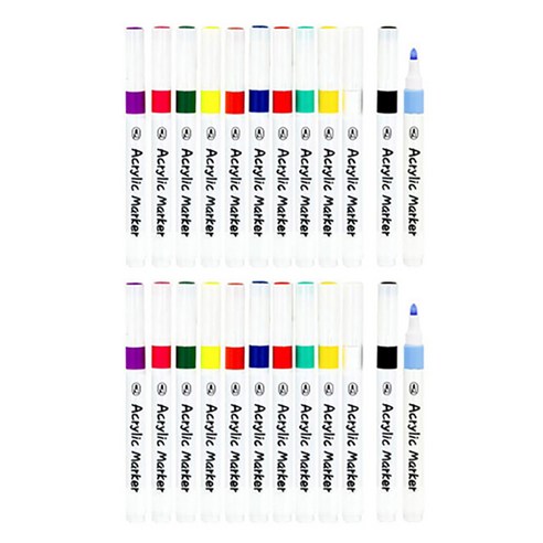 베르니아트 12색 아크릴 마카 펜 세트 미술용품