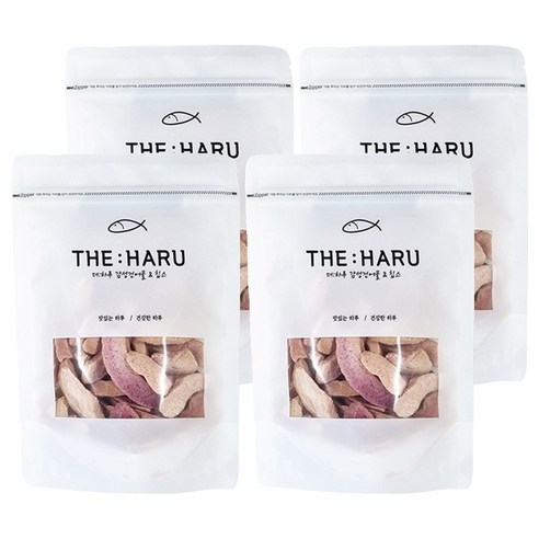 더하루 동결건조 핑크 복숭아칩, 50g, 4개