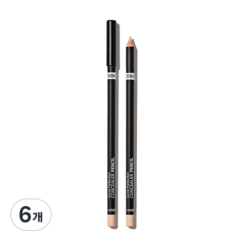 더샘 커버 퍼펙션 컨실러 펜슬, 2.0 리치 베이지, 6개