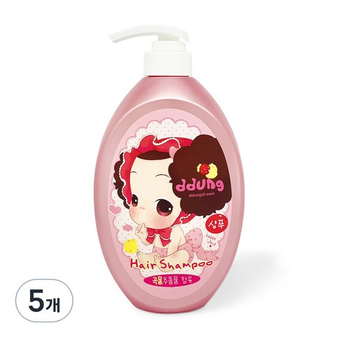 뚱 베이비 샴푸, 5개, 750ml