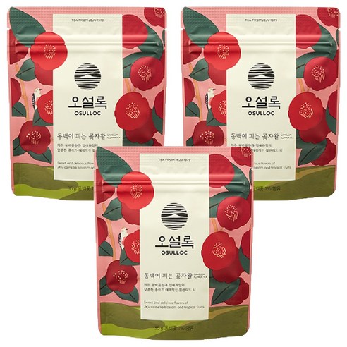 오설록 동백이 피는 곶자왈 홍차, 35g, 1개입, 3개