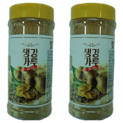 해가원 햇살나래 생강가루 용기, 200g, 2개