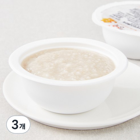 짱죽 초기 7개월 부터 묽은죽 이유식, 혼합맛(오트밀 / 바나나), 160g, 3개