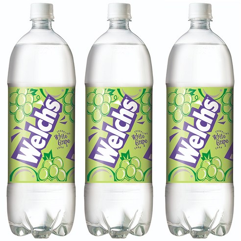 웰치스 소다 청포도, 3개, 1.5L