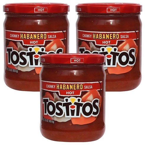 토스티토스 하바네로 살사소스, 439.4g, 3개
