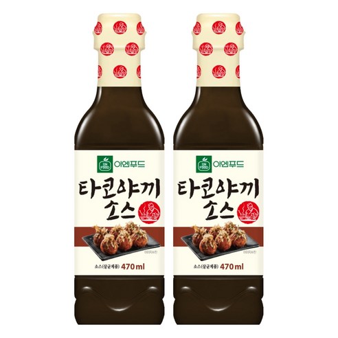 이엔푸드 타코야끼 소스, 470ml, 2개