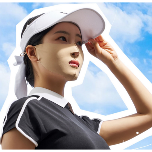 여성을 위한 자외선 차단 스포츠 마스크의 완벽한 동반자