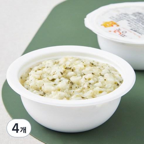 짱죽 중기 9개월부터 이유식 그린야채닭죽, 200g, 4개, 혼합맛(그린야채/닭)