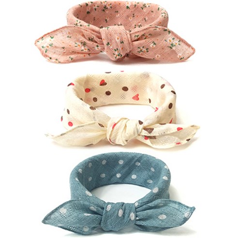 사랑스러운 우리 아이를 위한 특별한 선물, 우주아이 아동용 쁘띠 스카프 3p 세트 유아스카프