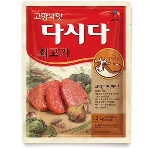 CJ제일제당 쇠고기 다시다, 1.2kg, 1개