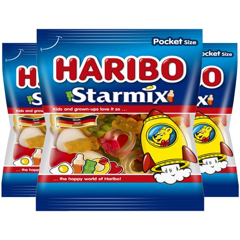 하리보 스타믹스 젤리, 100g, 3개