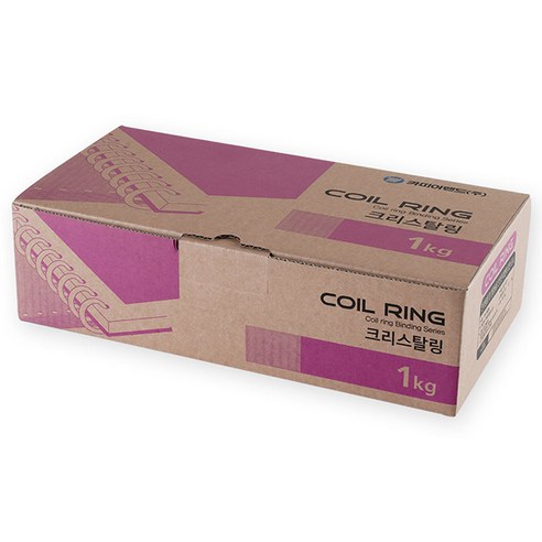 카피어랜드 3:1 코일링 20개입 1kg, 36mm, 투명, 1개