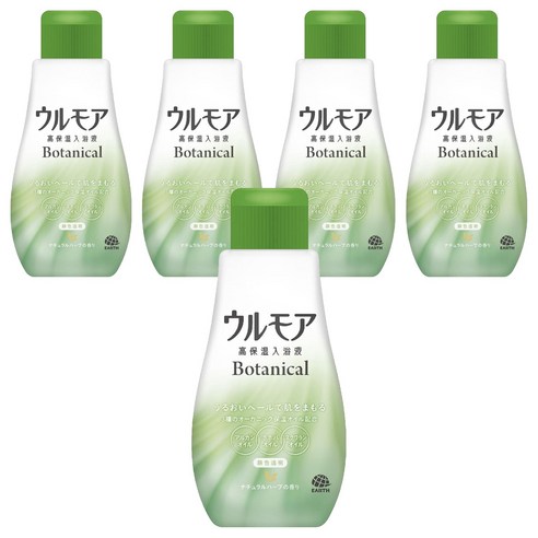 울모어 보타니컬 내추럴 용기형 액상입욕제 허브, 600ml, 5개