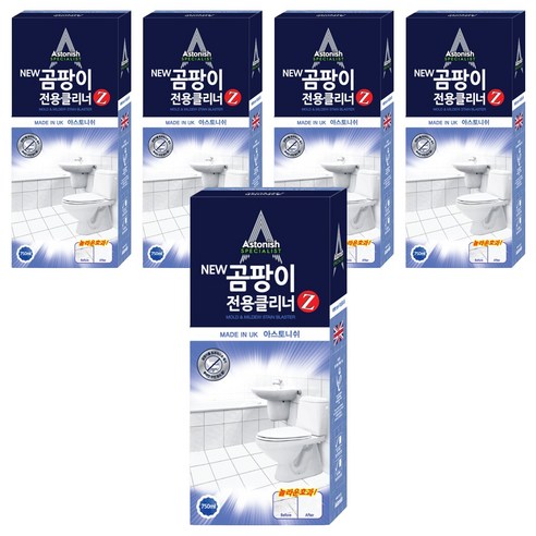 아스토니쉬 뉴 곰팡이 전용 클리너 Z, 750ml, 5개