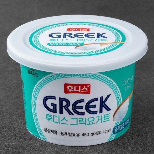 일동후디스 그릭 요거트 달지않은 저지방 2개입, 450g, 2개