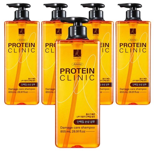 엘라스틴 프로틴리페어 단백질 고영양케어 샴푸, 855ml, 2개
