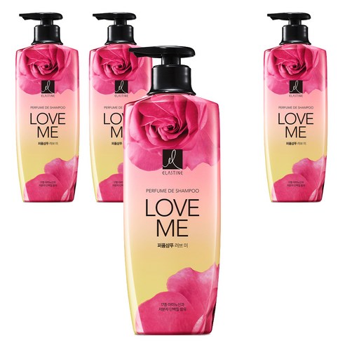 엘라스틴 러브 미 퍼퓸 컨디셔너 러블리 프루티 향, 600ml, 4개