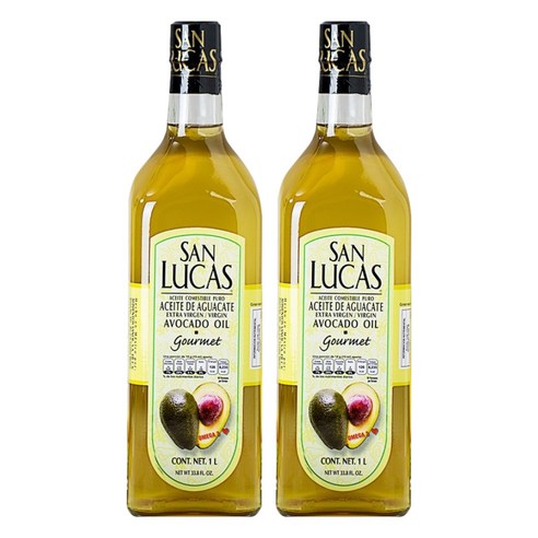 산루카스 엑스트라버진 아보카도오일, 1L, 2개