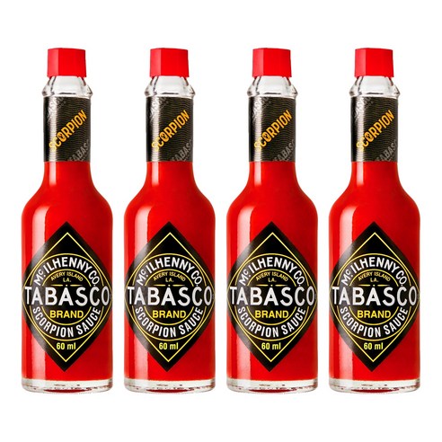 타바스코 스콜피온 소스, 60ml, 4개