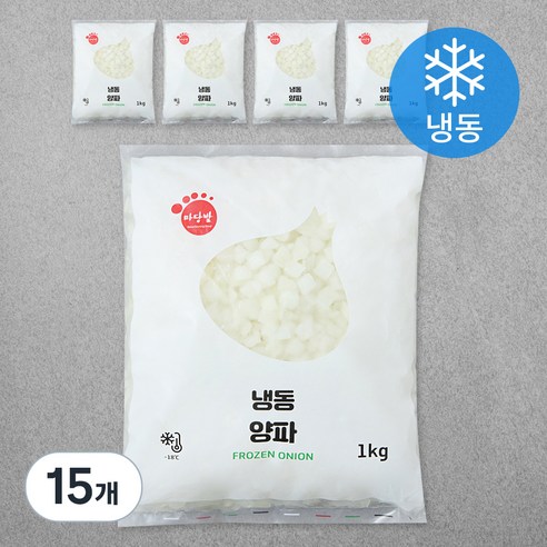마당발 양파 다이스 (냉동), 1kg, 15개