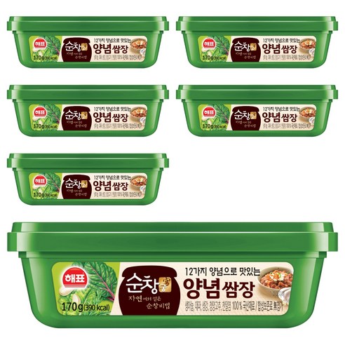 순창궁 12가지양념으로 맛있는 양념쌈장, 170g, 6개