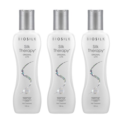 실크테라피 오리지널 라이트 헤어에센스, 3개, 130ml