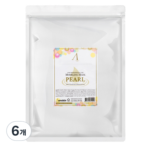 안스킨 오리지날 진주 모델링팩 1kg, 1개입, 6개