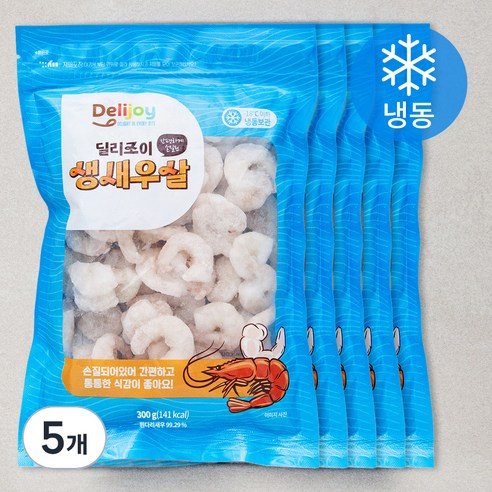 딜리조이 간편하게 손질된 생새우살 26미~35미, 300g, 2개