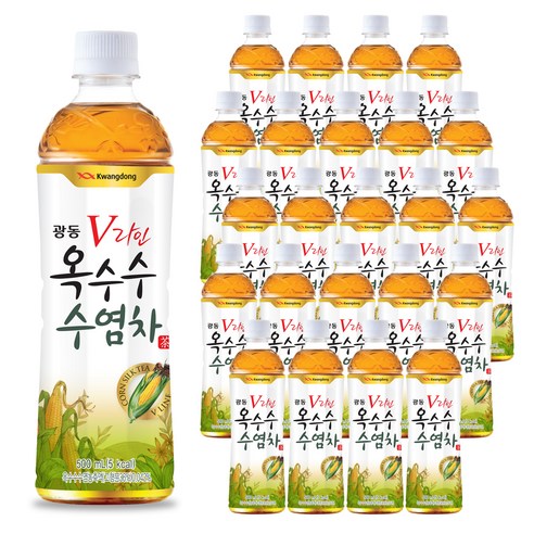 중요한 단어는 건강 입니다. 광동 V라인 옥수수 수염차, 500ml, 24개 식품