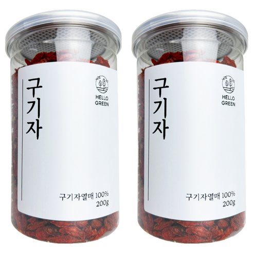 헬로우그린 건조 청양 구기자, 200g, 2개