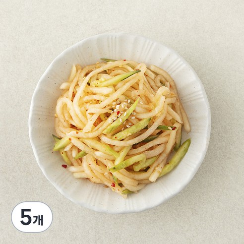 집반찬연구소 새콤오이무생채, 300g, 5개