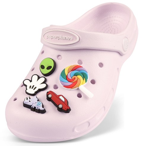 페이퍼플레인키즈 아동용 샌들 아쿠아슈즈 EVA 슬리퍼 + 파츠 15종 세트