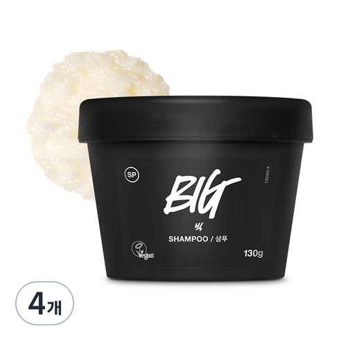 빅 샴푸, 130g, 4개
