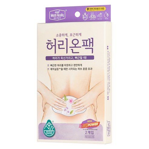 메디힐리 허리온팩 38g 2개입, 1개