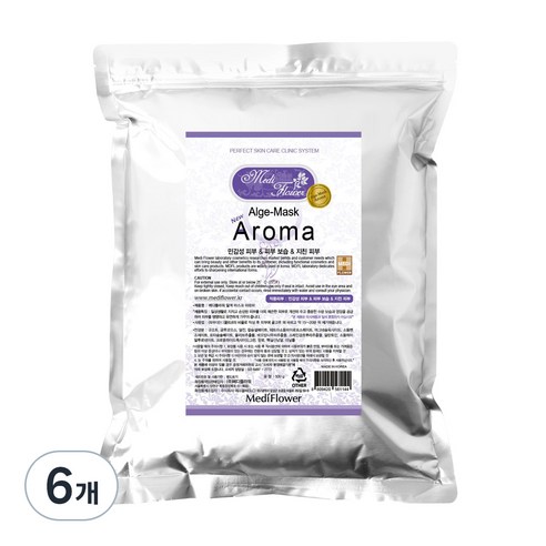 메디플라워 모델링팩 아로마 500g, 1개입, 6개
