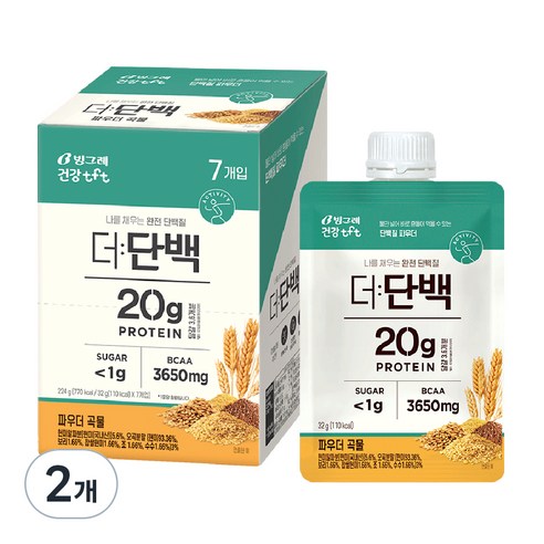 더단백 파우더 곡물 다이어트쉐이크 7p, 32g, 14개