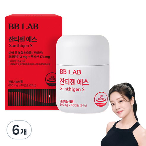 비비랩 잔티젠 에스, 40정, 6개