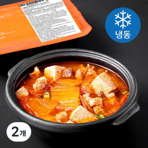 더반찬 한돈 돼지고기 김치찌개 (냉동), 550g, 2개
