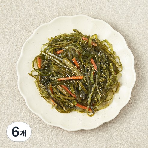 남도애꽃 미역줄기볶음, 170g, 6개