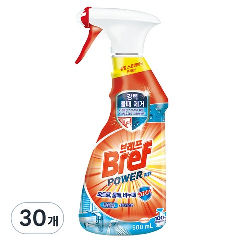 브레프 파워 욕실 세정제, 500ml, 30개