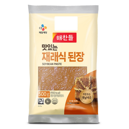 재래식 된장, 1개, 500g