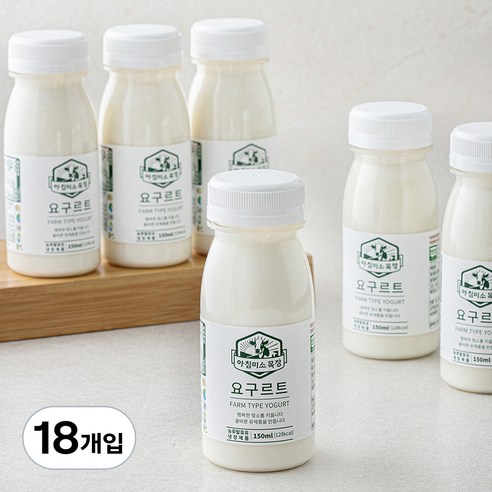아침미소목장 팜타입 요구르트, 150ml, 6개입, 3개