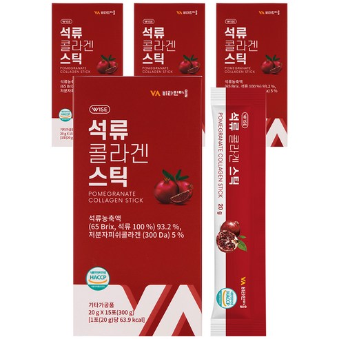 비타민마을 석류 콜라겐 스틱, 20g, 60개