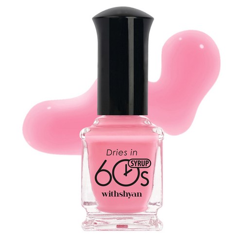 위드샨 60초 매니큐어 반투명 시럽 9ml, M05 풍선껌시럽, 1개