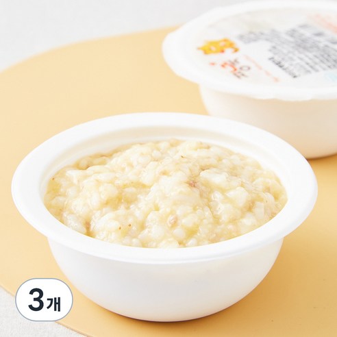 짱죽 중기 9개월부터 이유식 한우단호박테프죽, 혼합맛(한우/단호박테프), 200g, 3개